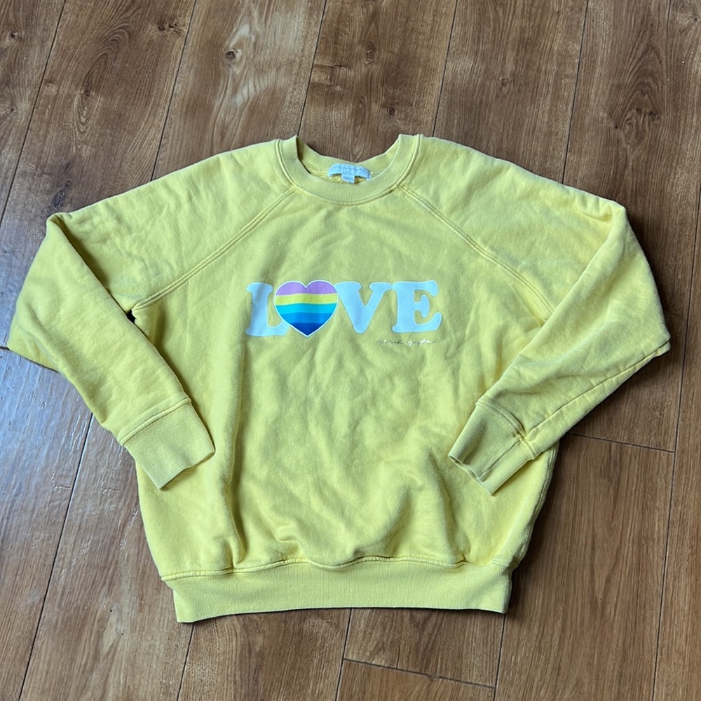 Spiritual Gangster Love Classic Crewneck in Citrine - Picture 6 of 6
